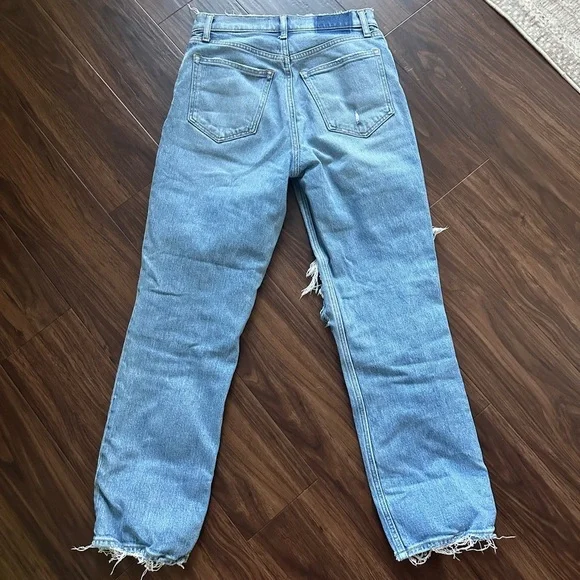 Abercrombie 90s Ultra High Rise Straight Jeans - Picture 3 of 6